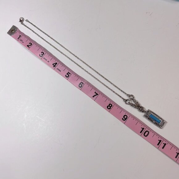 Turquoise necklace and earrings set - Picture 3 of 4